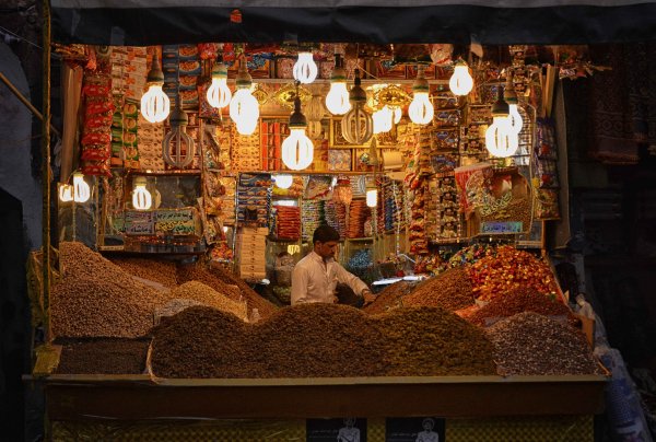 Sana'a market stall